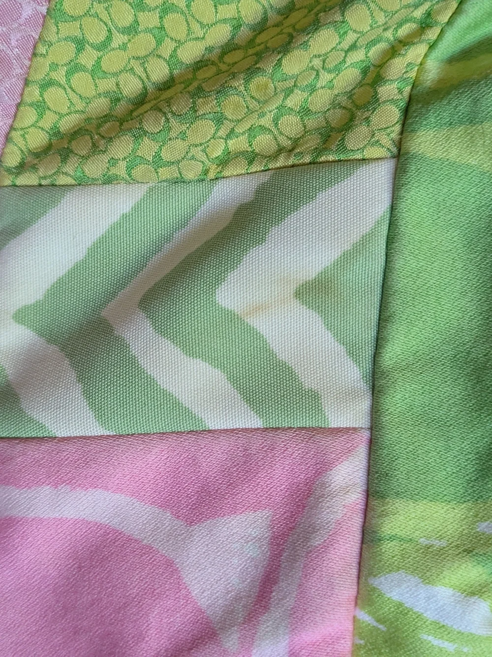 Coach Y2K Vintage 2005 Pastel Patchwork
